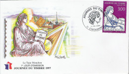 Enveloppe FDC - 1er Jour émission - 1997 - 3,00  Le Type Mouchon * - 1990-1999