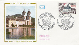 Enveloppe FDC - 1er Jour émission - 1977 - 1,25 Pont A Mousson Les Prémontrés    * - 1970-1979