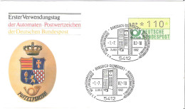 FDC - ERSTTAGSBRIEF - Automaten Postwertzeicn 1982 - 110 Pfg - Otros & Sin Clasificación