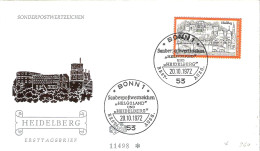 FDC - ERSTTAGSBRIEF - Heidelberg 1972 - 40 Pfg - Otros & Sin Clasificación