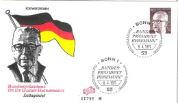 FDC - ERSTTAGSBRIEF - Dr. G. Heinemann 1971 - 70 Pfg - Otros & Sin Clasificación