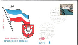 FDC - ERSTTAGSBRIEF - Kiel 1964 - 20 Pfg - Andere & Zonder Classificatie