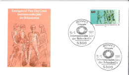 FDC - ERSTTAGSBRIEF - Internationale Jahr Der Behinderten 1981 - 60 Pfg - Altri & Non Classificati