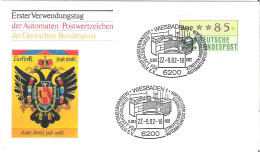 FDC - ERSTTAGSBRIEF - Automaten Postwertzeichen 1982 - 85 Pfg - Otros & Sin Clasificación