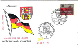 FDC - ERSTTAGSBRIEF - Hannover 1964 - 20 Pfg - Andere & Zonder Classificatie