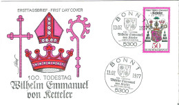 FDC - ERSTTAGSBRIEF - Wilhelm Emmanuel Von Retteler 1977 - 50 Pfg - Sonstige & Ohne Zuordnung