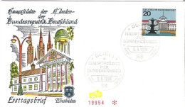 FDC - ERSTTAGSBRIEF - Wiesbaden 1964 - 20 Pfg - Otros & Sin Clasificación