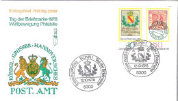 FDC - ERSTTAGSBRIEF - Tag Der Briefmarke 1978 - 40 Und 50 Pfg - Andere & Zonder Classificatie