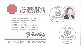 FDC - ERSTTAGSBRIEF - 100 Geburtstag Elly Heuss-Knapp 1981 - 60 Pfg - Sonstige & Ohne Zuordnung