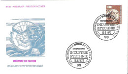 FDC - ERSTTAGSBRIEF - Industrie Und Technik 1975 - 100 Pfg - Andere & Zonder Classificatie