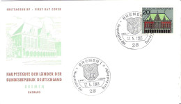 FDC - ERSTTAGSBRIEF - Bremen Rathaus 1965 - 20 Pfg - Sonstige & Ohne Zuordnung