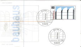 FDC - ERSTTAGSBRIEF - Bauhaus 1983 - 80 Pfg - Andere & Zonder Classificatie