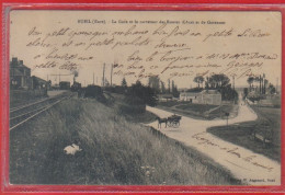 Carte Postale 27. Bueil  La Gare Et Le Carrefour Des Routes D'Anet Et Garennes Très Beau Plan - Other & Unclassified