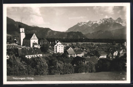 AK Thüringen, Teilansicht Mit Gebirgsblick  - Sonstige & Ohne Zuordnung