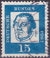 1961 - 1964 - ALEMANIA - REPUBLICA FEDERAL - ALEMANES CELEBRES - LUTERO - YVERT 224 - Oblitérés