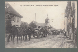 CP - 68 - Lauw - Artillerie De Campagne Traversant Le Village - Sonstige & Ohne Zuordnung