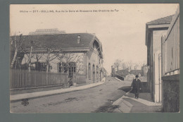 CP - 69 - Oullins - Rue De La Gare - Brasserie Des Chemins De Fer - Oullins