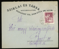 BUDAPEST 1925. Helyi Céges Levél Sport 1000K (cserkész Fiú) , érk. Bélyegzéssel! R! - Lettres & Documents