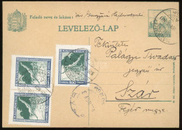 HAJDÚSZOBOSZLÓ 1925. 1925 0-díjjegyes Levelezőlap Sport 3 X 400K Bérmentesítéssel Szárra Küldve - Cartas & Documentos