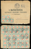 HAJDÚBÖSZÖRMÉNY 1923. Levél Debrecenbe Küldve  45*200f-es(!) Inflációs Portózással! - Covers & Documents