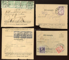 190-24. 4 Db Díjnyugta Az Inflációs Korszakból - Cartas & Documentos