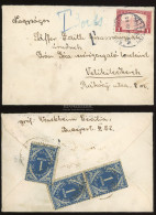 BUDAPEST 1921. Levél Jugoszláviába Küldve, Portózva - Lettres & Documents