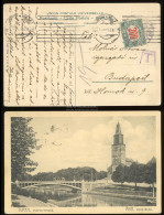 FINNORSZÁG 1921. Képeslap Turkuból Budapestre Küldve, Portózva - Cartas & Documentos