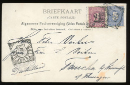 HOLLAND-INDIA JÁVA 1903. Szép Képeslap Németországba Küldve - Nederlands-Indië