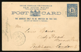 AUSZTRÁLIA 1897. Sydney Díjjegyes Levlap Londonba - Other & Unclassified