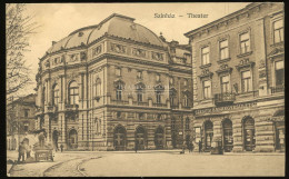 SZEGED 1915. Ca. Színház, Bankegyesület, MÁV Menetjegy Iroda, Régi Képeslap - Hongrie