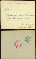 1899. Aranka Gőzmalom Társaság, Céges Levél, Mozgóposta Bélyegzéssel Budapestre - Cartas & Documentos