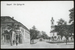 SZEGED 1916. Szent György Tér, Gyógyszertár  Régi Képeslap - Hongrie