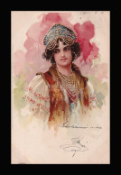 Meissner & Buch Künstler-Postkarten  , Litho , Szecessziós Képeslap 1902 - Voor 1900
