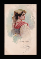 Meissner & Buch Künstler-Postkarten  , Litho , Szecessziós Képeslap 1902 - Antes 1900