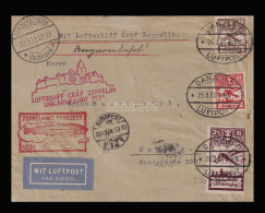 DANZIG 1931. Zeppelin, Ungarnfahrt, Ritka és Szép Légi Levél Budapestre - Other & Unclassified