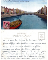 IE - The Liffey And O'Connel Bridge, Dublin  (barge-péniche) - Other & Unclassified