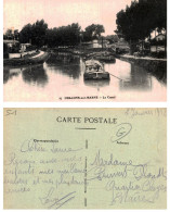 51 - CHALON-SUR-MARNE - Le Canal (péniche) - Châlons-sur-Marne