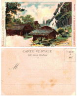 VILLAGE SUISSE PARIS 1900 - Mazots Et Cascade - Champagne Mercier - Autres & Non Classés