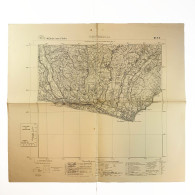 Cartina Geografica, Cartina Militare - Ventimiglia - (Imperia) Liguria - Italia Istituto Geografico Militare Levata 1902 - Cartes Géographiques