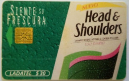 Mexico Ladatel $30 Chip Card - Head And Shoulders - Mexique