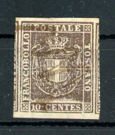 TOSCANA 1860. 10 Cent, Szép Darab! - ...-1867 Prefilatelia