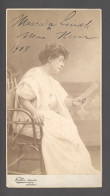 BUDAPEST 1907. Koller : Marcella Lindh Amerikai Szoprán énekesnő, 1895-től Budapestre Költözött és Itt élt 1920-ig, Dedi - Old (before 1900)