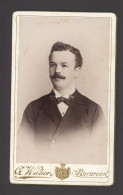 BUCURESCI 1895. Waber : Férfi Visit Fotó - Anciennes (Av. 1900)