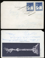 BUDAPEST 1925. Gerenday Vándordíj , Ritka Divald Képeslap Sport 2*300K , Alkalmi Bélyegzéssel - Storia Postale