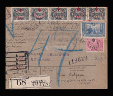 TÖRÖKORSZÁG 1915-16. 10db Csomagszállító Budapestre Küldve Klf Bérmentesítéssel, Hibátlan Darabok! Szép Tétel! - Storia Postale