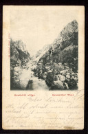 Szádellői-völgy 1901. Régi Képeslap - Hongrie