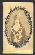 WIEN 1875. Ca. Stoklass : Hölgy, Visit Fotó - Anciennes (Av. 1900)