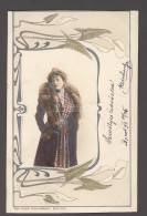 SZÁZADFORDÚLÓS Szecessziós Képeslap 1899 - Antes 1900
