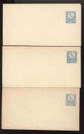 1871.  7db 10Kr Könyvnyomású Díjjegyes , Használatlan Boríték , Klf Típusok! ( Visnyovszki Hagyatékból) - Cartas & Documentos