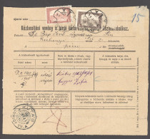 PÉCS 1922. Postázott Kézbesítési Vevény Kutasra - Briefe U. Dokumente